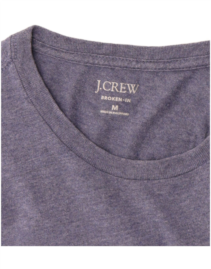Camiseta J. Crew Mujer Broken In Top Algodón moteado azul medio