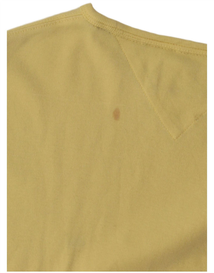 Camiseta Tommy Hilfiger Hombre Top Medium Amarillo Algodón