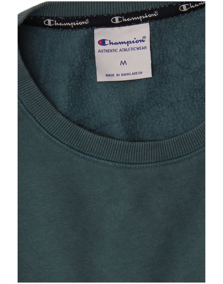 Champion Sudadera Gráfica para Mujer Jumper UK 14 Algodón Azul Medio