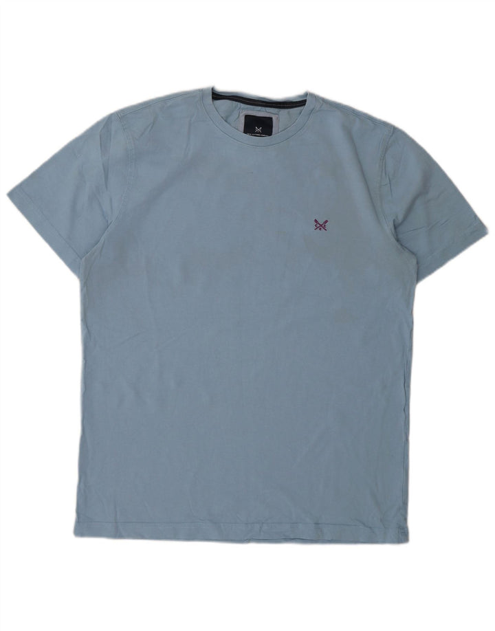 Crew Clothing Camiseta para hombre Top Algodón azul medio