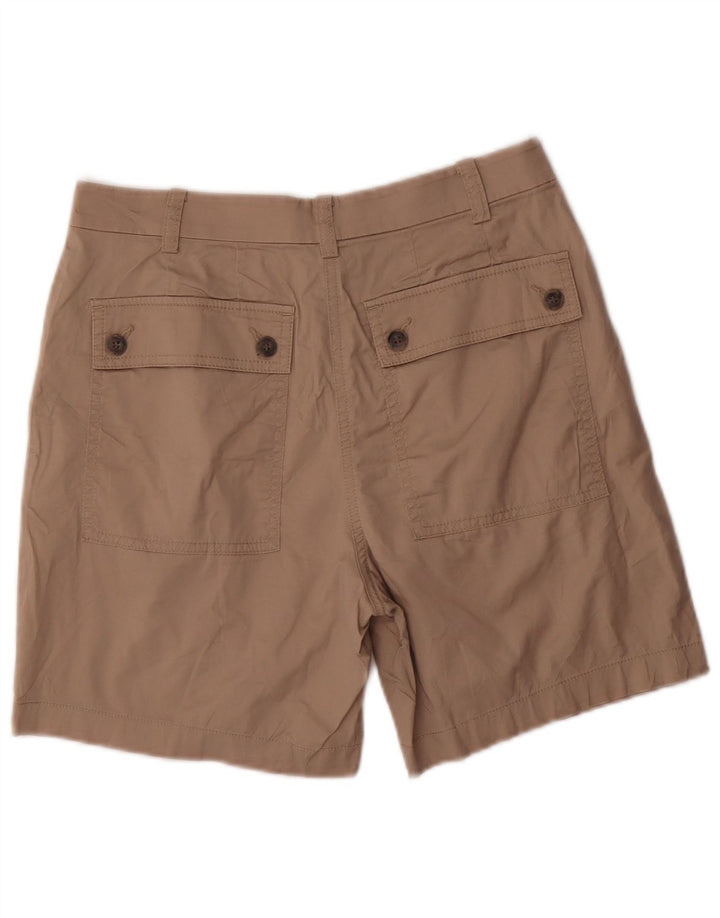 STEFANEL Pantalones cortos chinos con pinzas para mujer W30 Medium Beige