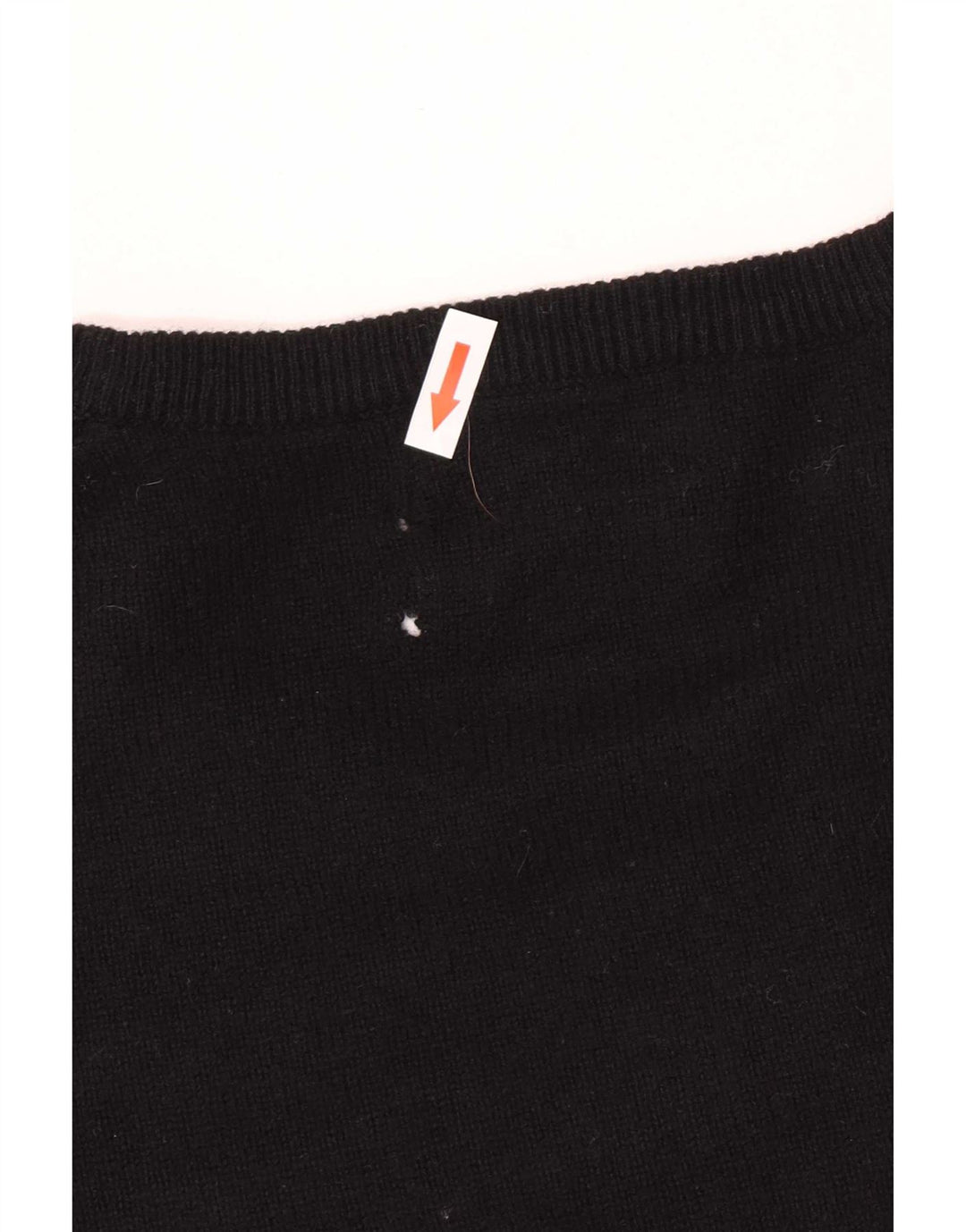 Marks & Spencer Jersey de corte regular con cuello barco para hombre, talla grande, de lana negra