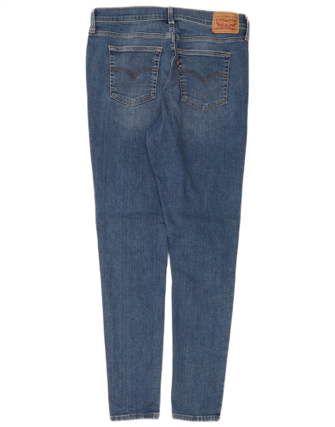 LEVI'S Vaqueros súper ajustados de talle alto 710 para mujer W31 L30 Algodón azul
