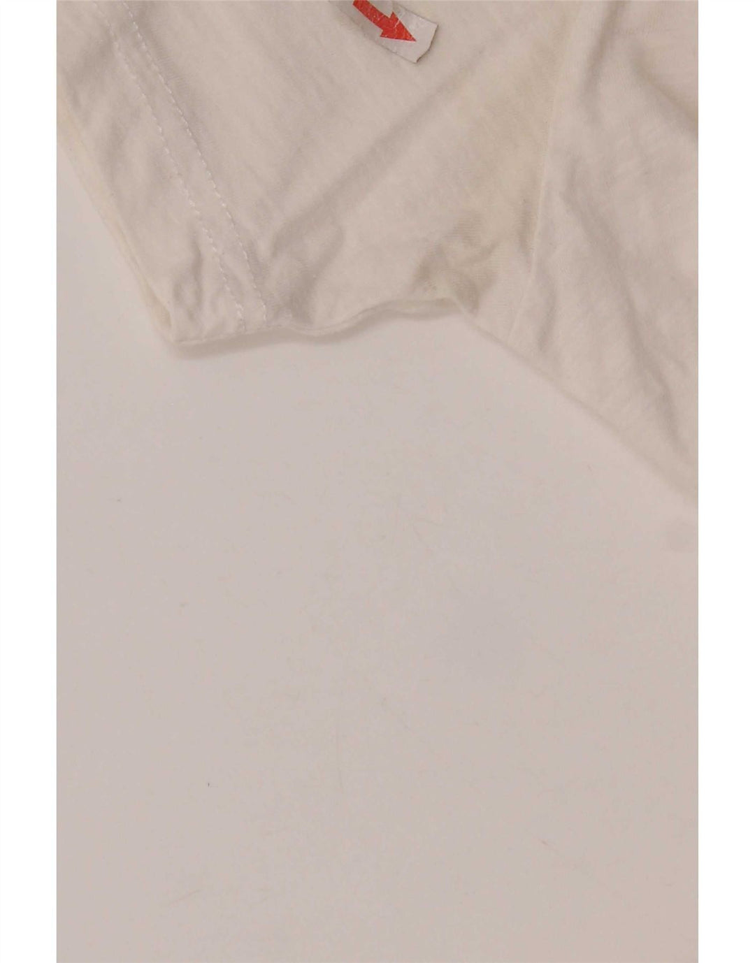 Tommy Hilfiger Camiseta gráfica para hombre Top Medium White Cotton