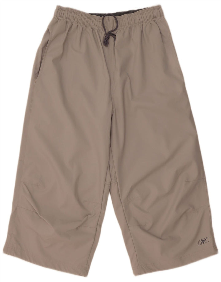 Pantalón Chándal Reebok Capri Hombre Poliéster Gris Medio