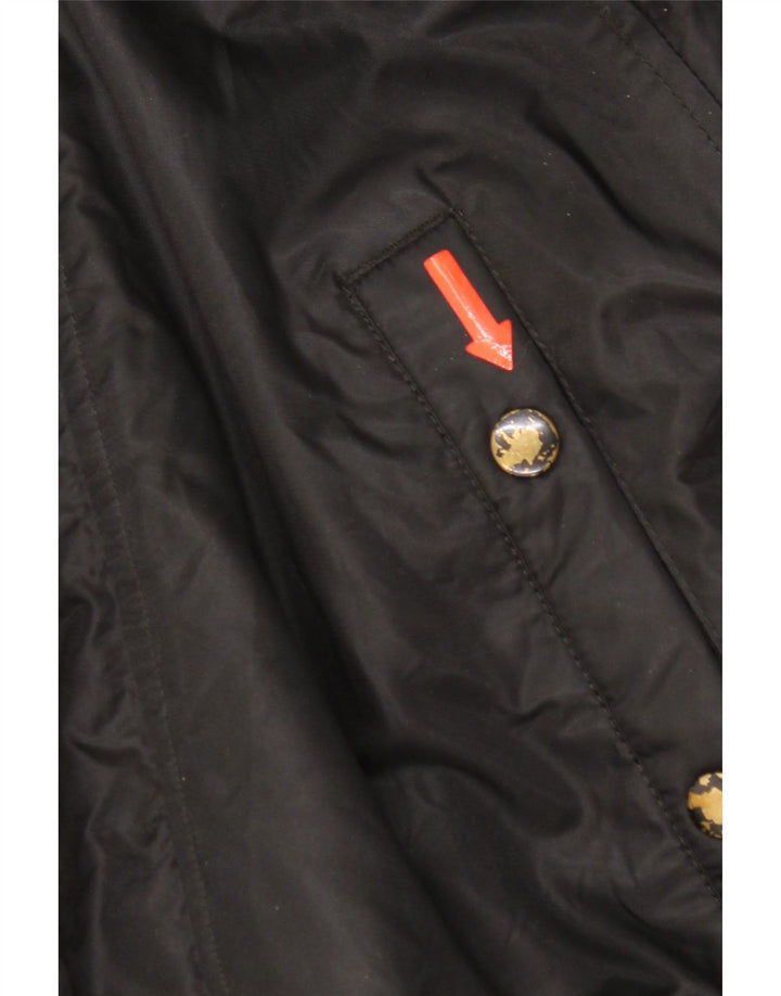 Superdry Chaqueta Acolchada Con Capucha Para Hombre UK 38 Medium Black Nylon