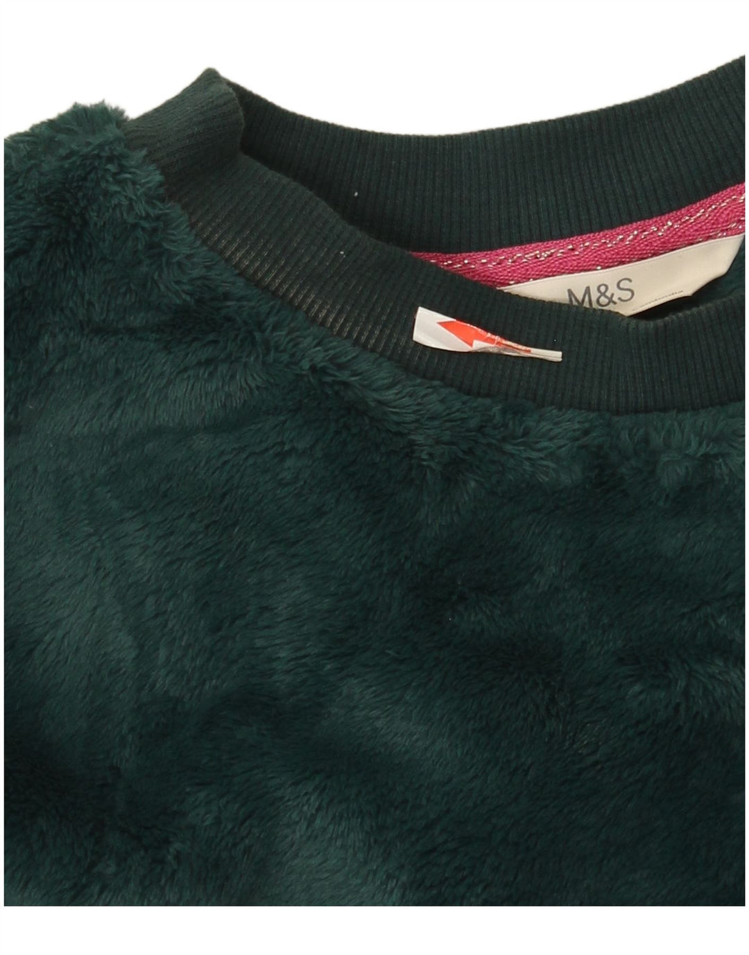 Marks & Spencer - Sudadera de terciopelo para mujer, talla 40, color verde medio