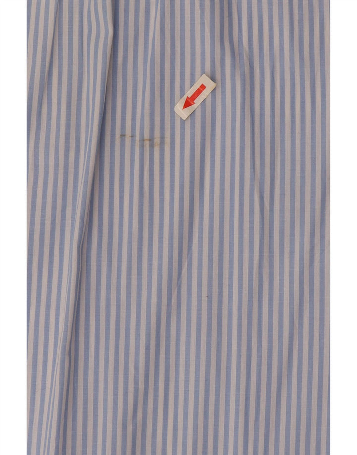 Zara Vestido Túnica Extragrande para Mujer UK 44 Azul Medio Rayas Pintadas