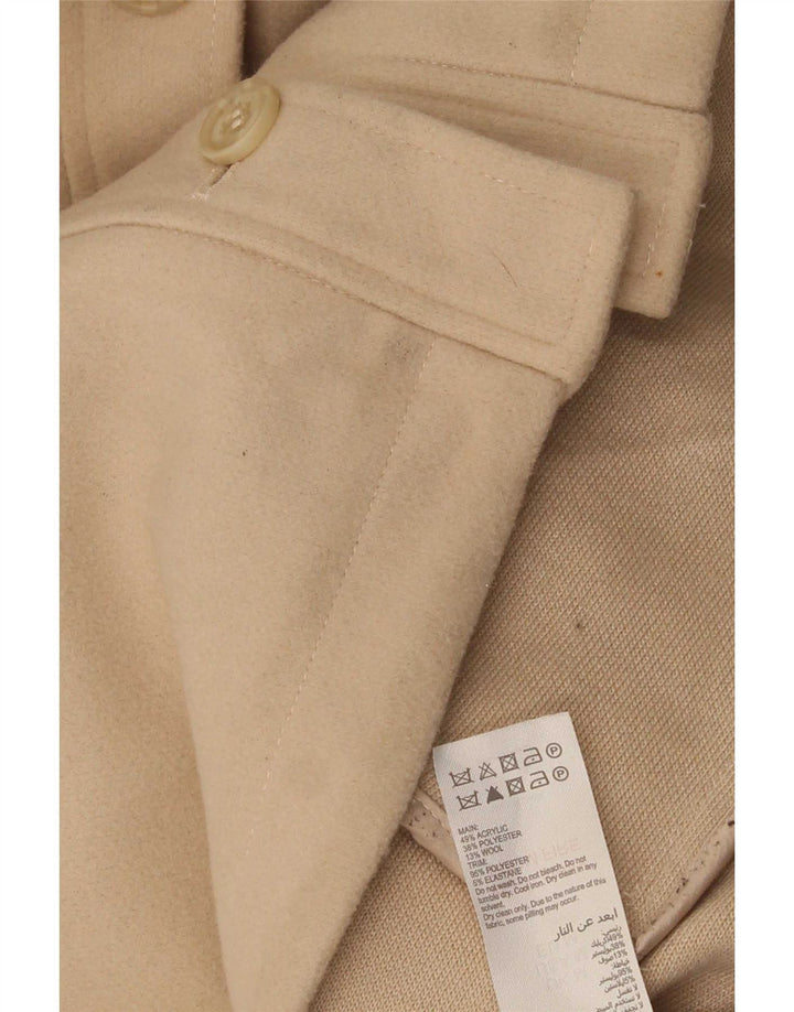 MINT VELVET Chaqueta bomber extragrande para mujer Reino Unido 14 Acrílico beige medio