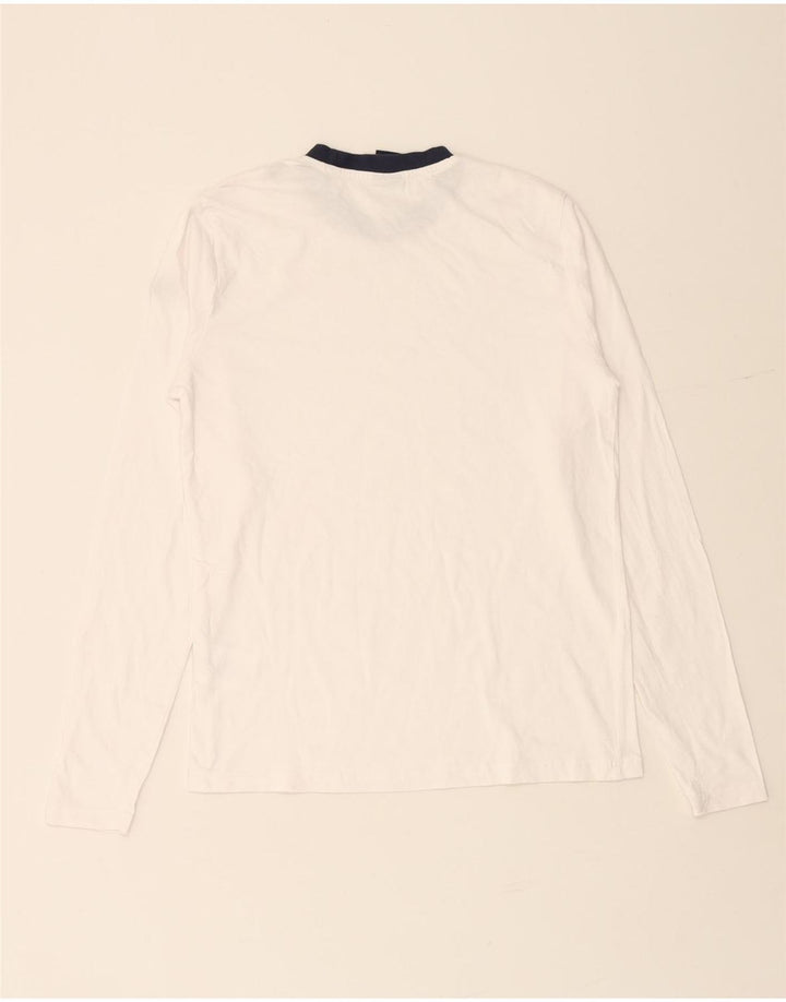 NORTH SAILS Camiseta Hombre Manga Larga XS Algodón Blanco
