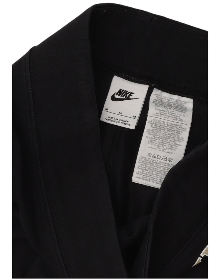 NIKE Leggings gráficos para mujer UK 44 Mediano Algodón negro