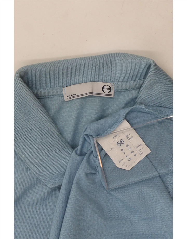 SERGIO TACCHINI Polo Milano para hombre IT 56 2XL Algodón azul