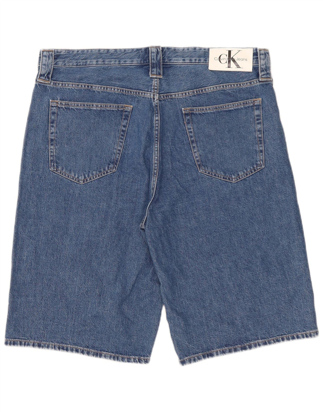 Calvin Klein Pantalones cortos de mezclilla para hombre W36 Algodón azul grande