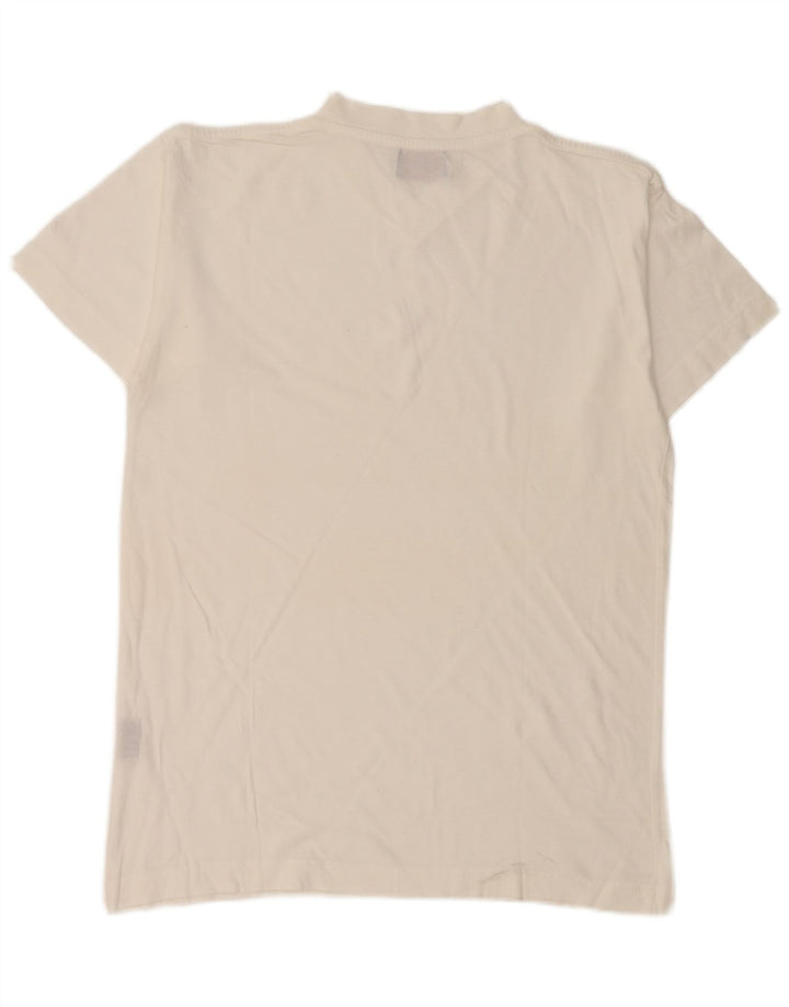 KAPPA Camiseta Hombre Top Medium Blanco Algodón