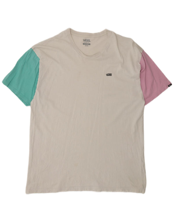 Camiseta Vans Classic Fit para hombre, talla 2XL, color blanco