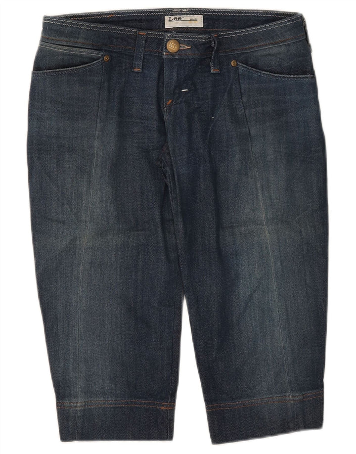 Vaqueros Lee Crystal Capri para Mujer W30 L16 Algodón Azul Marino