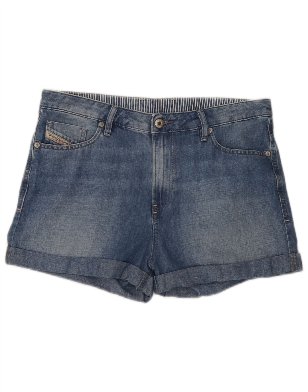 Shorts Vaqueros Mujer Diesel W28 Algodón Azul Medio