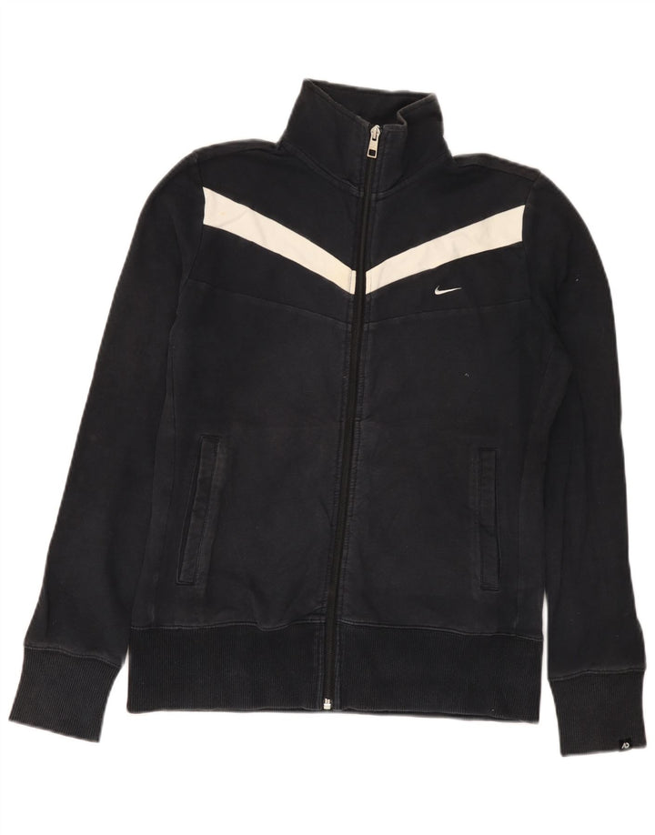 Nike - Chaqueta de chándal para mujer, talla M, color negro, algodón