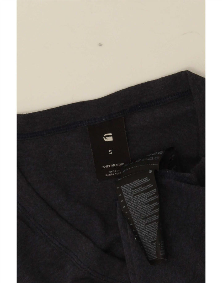 G-Star Hombre Camiseta Top Small Azul Marino Algodón