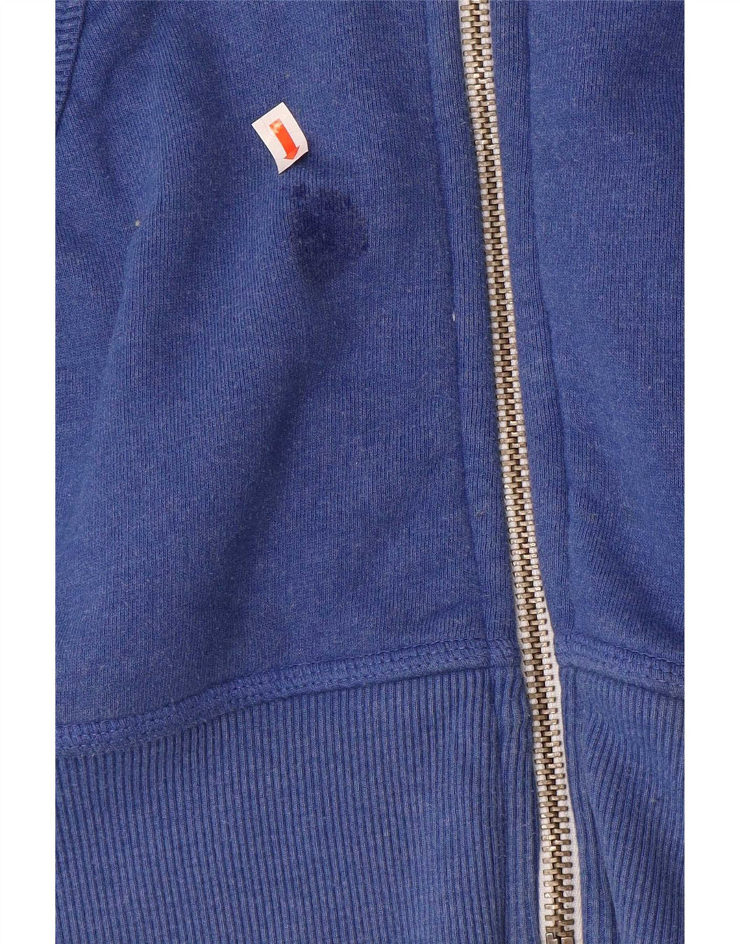 Superdry Hombre Sudadera Con Capucha Y Cremallera Pequeño Algodón Azul