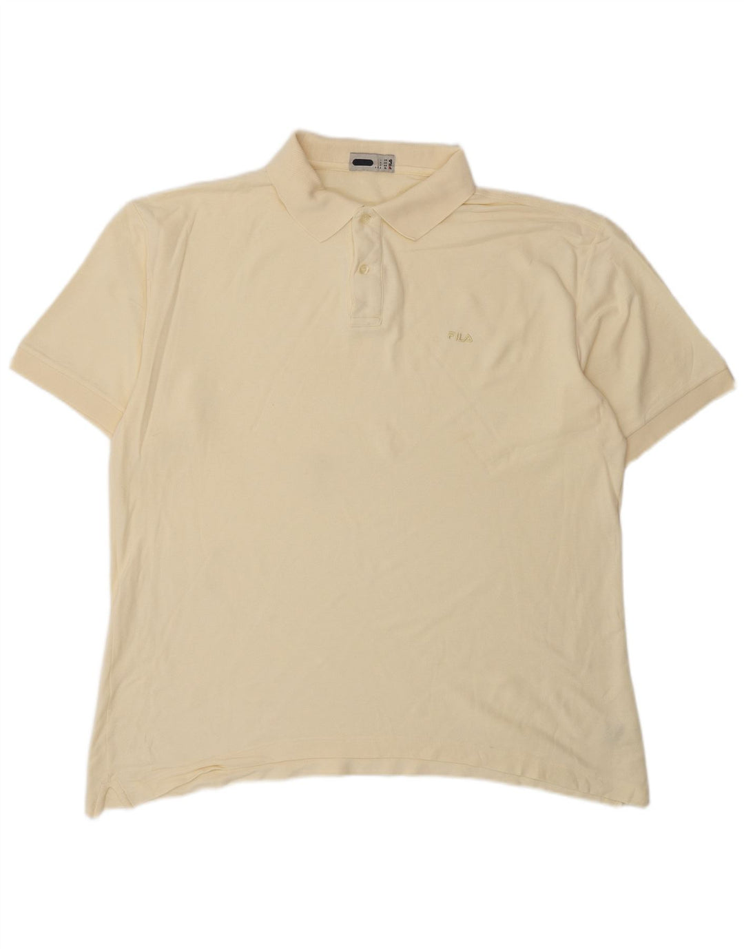 FILA Polo para hombre IT 56 2XL Amarillo