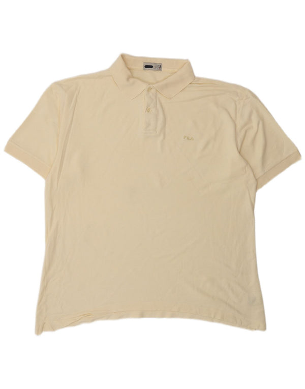 FILA Polo para hombre IT 56 2XL Amarillo