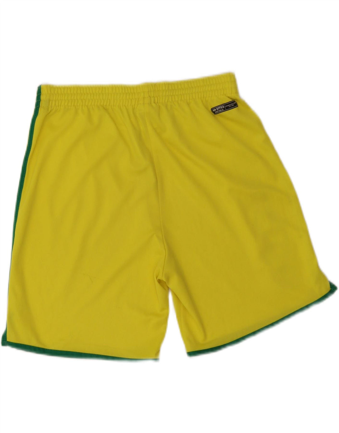 Errea Mens Graphic Sport Shorts Poliéster Amarillo Medio