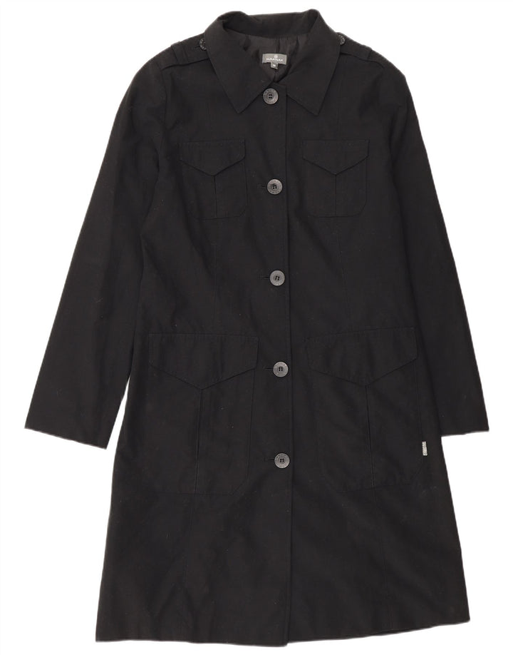 Naf Naf Abrigo militar para mujer UK 40 Mediano Poliéster negro
