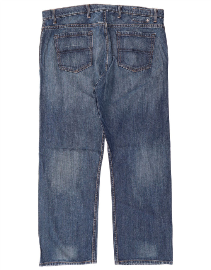 Marks & Spencer Vaqueros rectos azules Harbor para hombre W40 L29 Algodón azul
