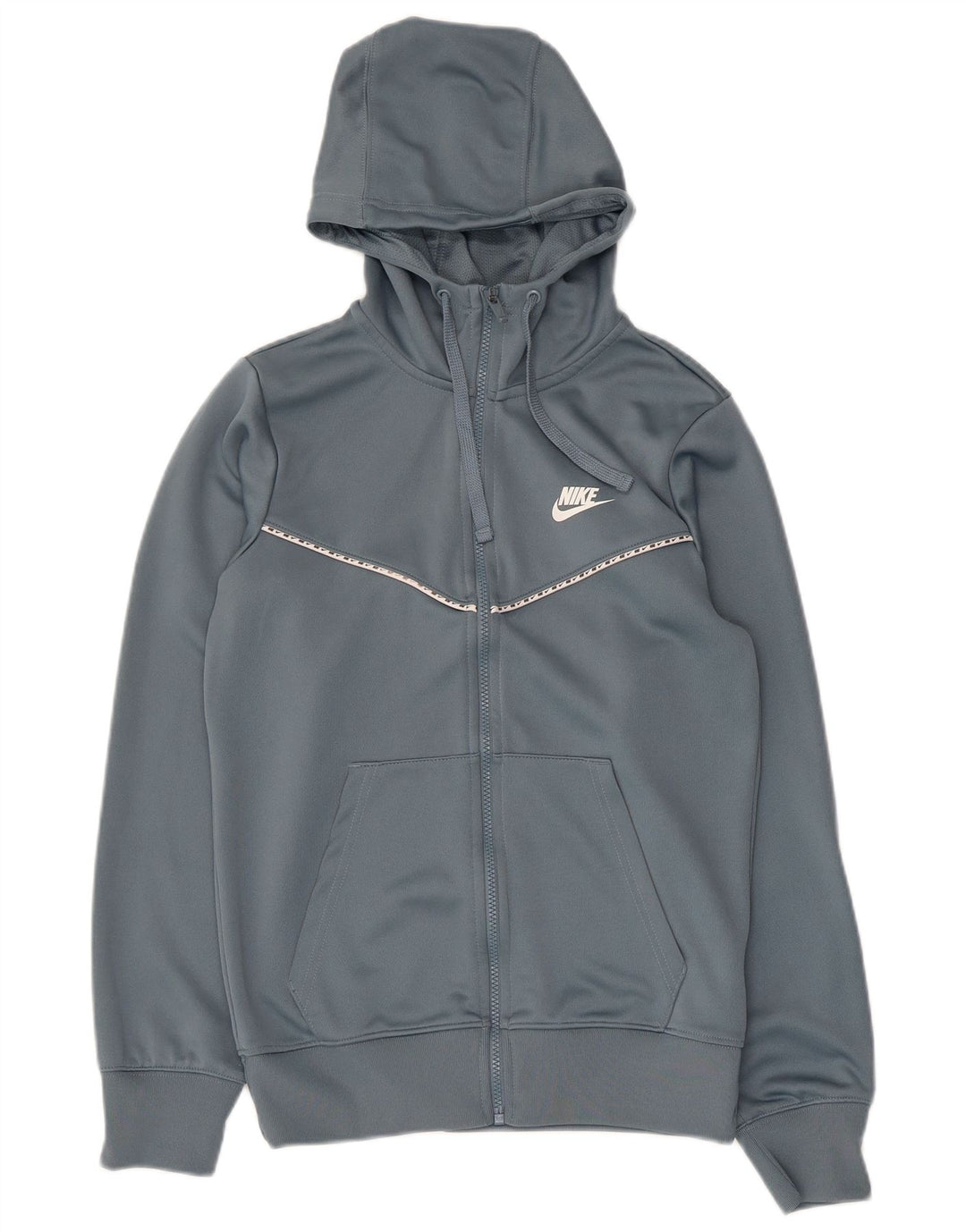 Nike Sudadera con capucha y cremallera para hombre XS Gris Poliéster