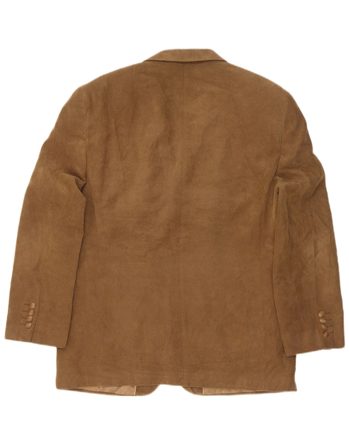 Marks & Spencer Chaqueta tipo blazer de pana con 3 botones para hombre UK 40 Medium Beige