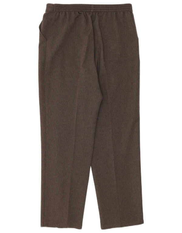 Marks & Spencer Pantalones Casuales para Mujer UK 14 Large W32 L29 Caqui