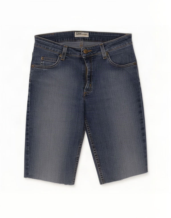 Lee Womens Cameron Denim Shorts W30 Medium Blue Cotton