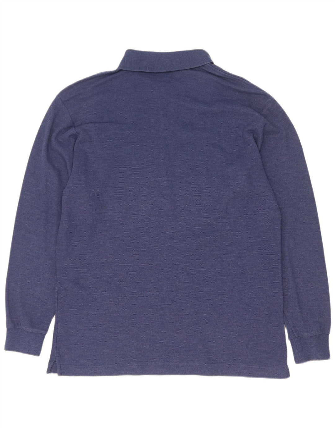 Fila Polo De Manga Larga Para Hombre IT 50 Algodón Azul Medio