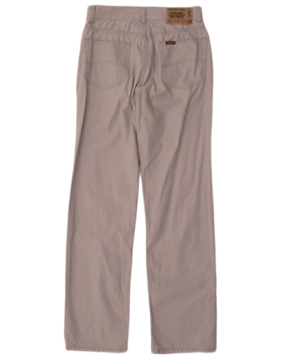 Pantalones informales rectos para hombre Carrera W28 L32 Gris