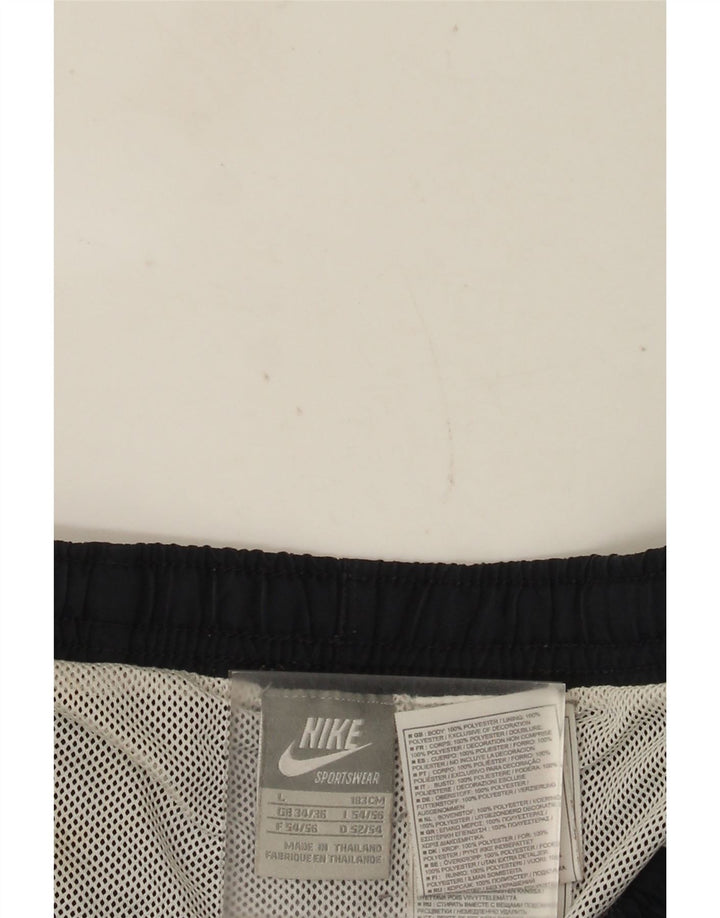 Nike - Pantalones cortos deportivos para hombre, talla grande, poliéster, color azul marino