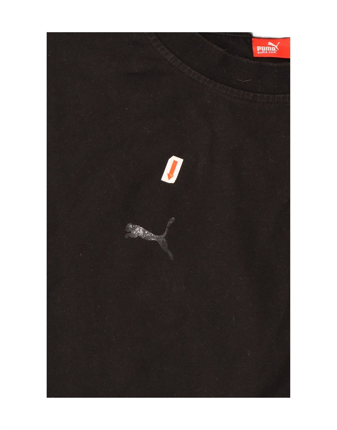 PUMA Mens T-Shirt Top XL Black Cotton