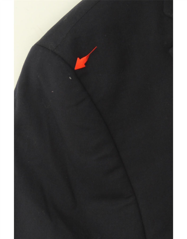 MICHAEL KORS Mens Regular Fit Blazer Jacket UK 38 Medium Navy Blue Vintage Michael Kors and Second-Hand Michael Kors from Messina Hembry 