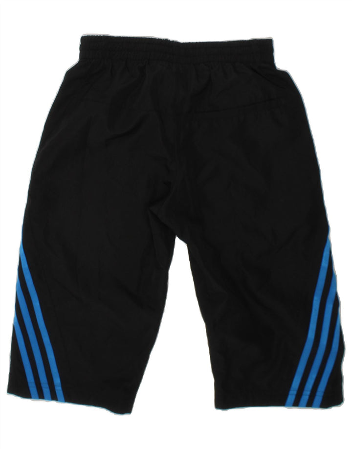 ADIDAS Boys Graphic Bermuda Sport Shorts 9-10 Years  Black Polyester Vintage Adidas and Second-Hand Adidas from Messina Hembry 