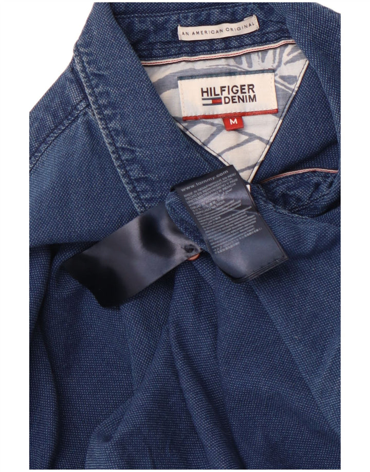 Camisa TOMMY HILFIGER Hombre Azul Medio Algodón
