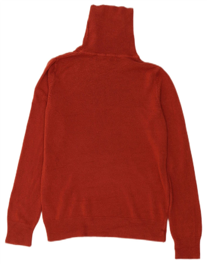 Marks & Spencer Jersey con Cuello Redondo para Mujer UK 8 Small Acrílico Rojo