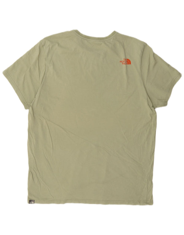 The North Face Camiseta Hombre Top XL Caqui Algodón