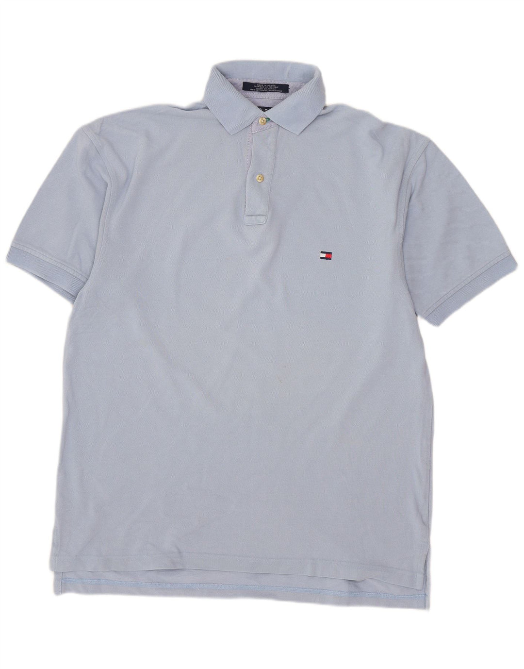 Polo Tommy Hilfiger Hombre Pequeño Algodón Azul