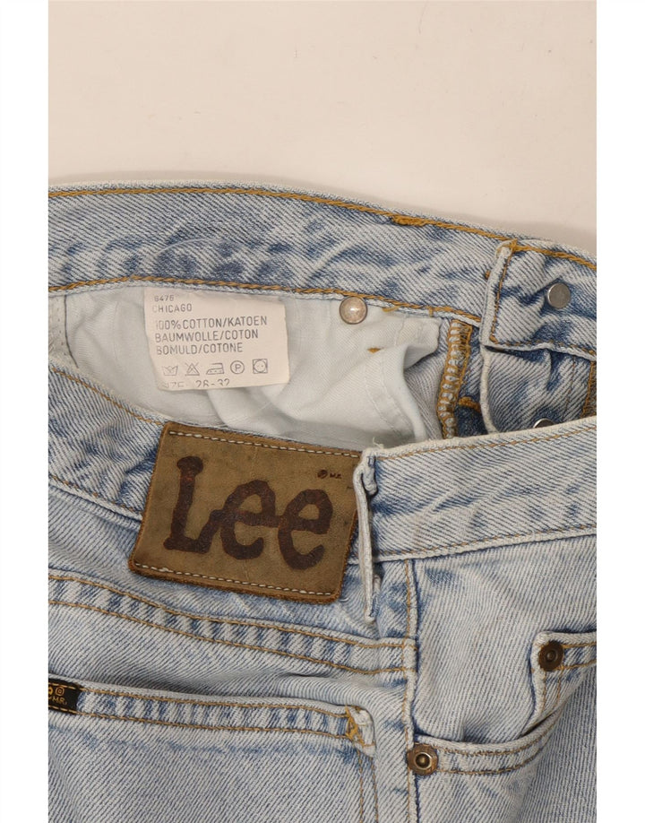 Vaqueros rectos para mujer LEE W28 L27 Algodón azul