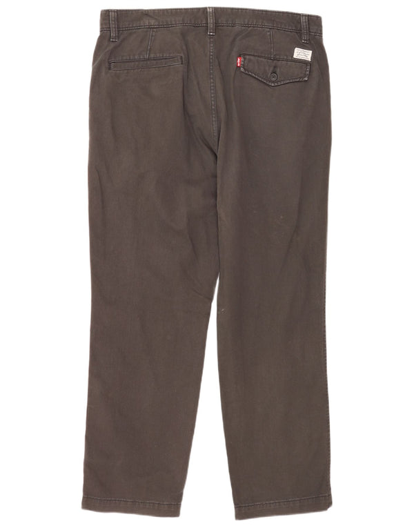 Levi's Pantalón chino auténtico para hombre W34 L30 Algodón gris