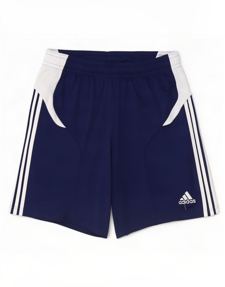 Adidas Mens Climacool Sport Shorts Grande Azul Marino Colorblock Poliéster
