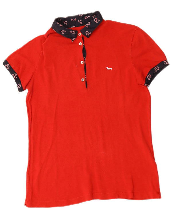 Harmont & Blaine Polo para mujer Reino Unido 40 Mediano Rojo Paisley