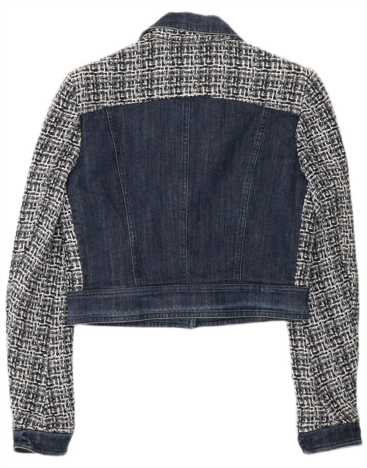 Guess By Marciano Chaqueta Bomber Con Estampado Abstracto Para Mujer IT 42 Azul Medio