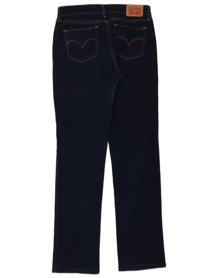 Vaqueros Levi's Mujer 714 Rectos W28 L30 Algodón Azul Marino