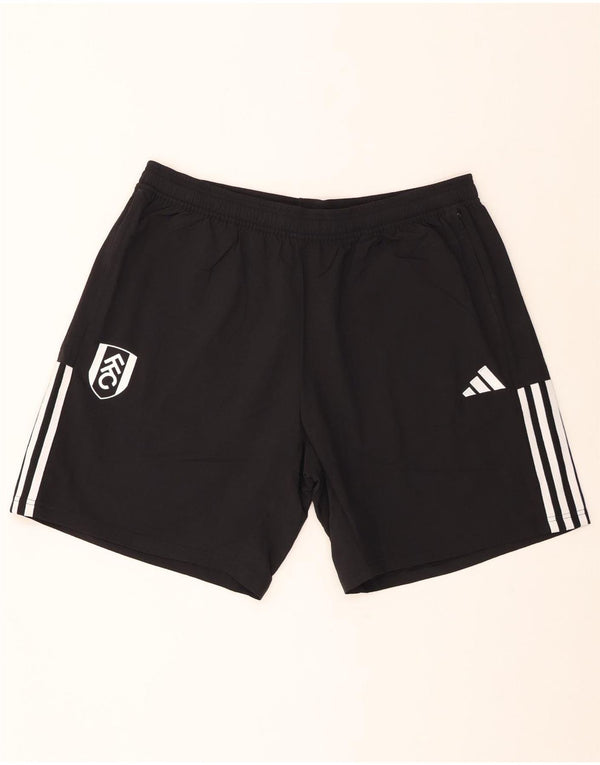 Adidas Hombre Fulham FC Sport Shorts XL Negro Poliamida